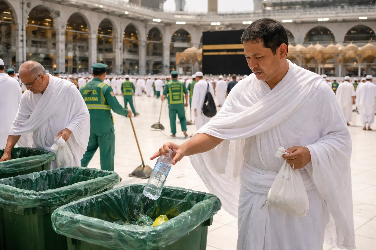 Menjaga Kebersihan Saat Umrah, Bagian dari Adab Jamaah di Tanah Suci